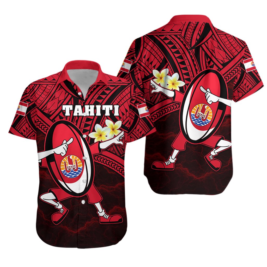 Tahiti Rugby Hawaiian Shirt Hoodie Dab Trend Creative