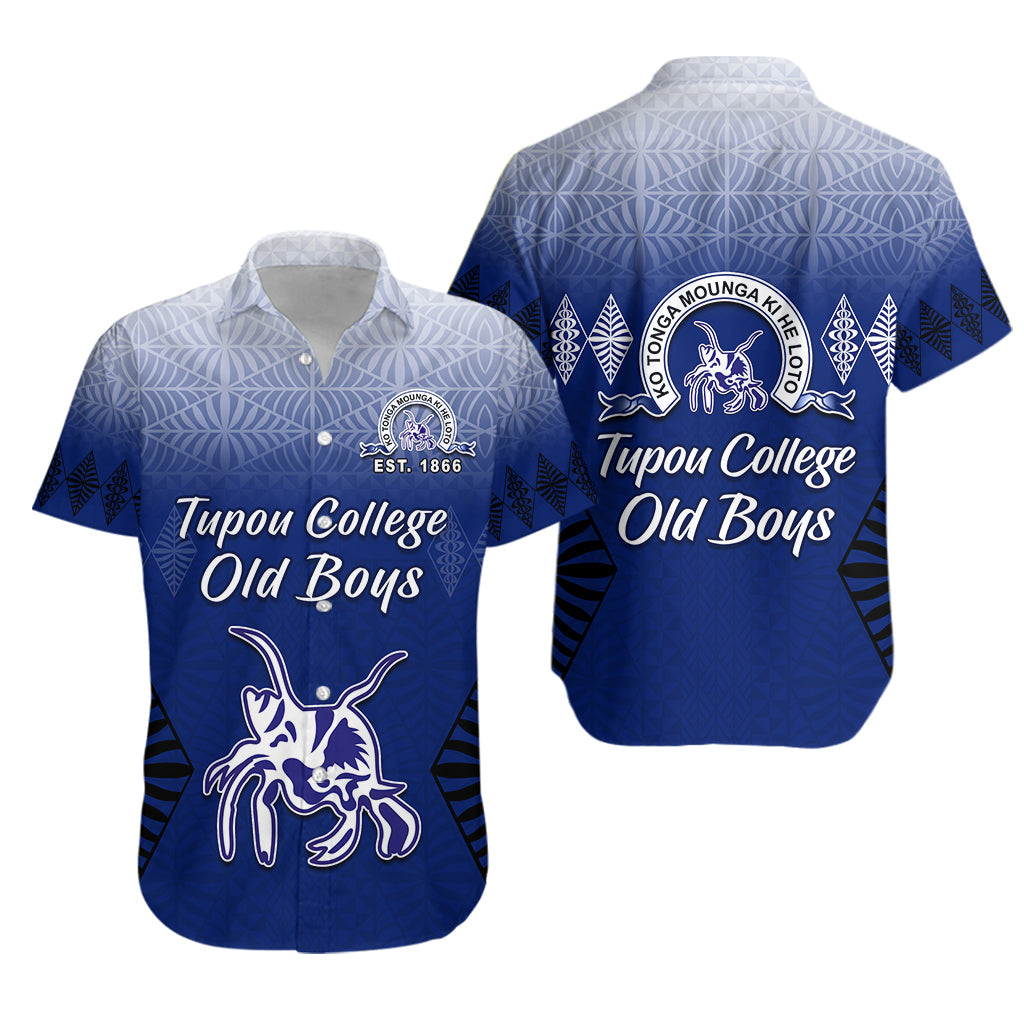 Tupou College Hawaiian Shirt Old Boys Tongan Tapa