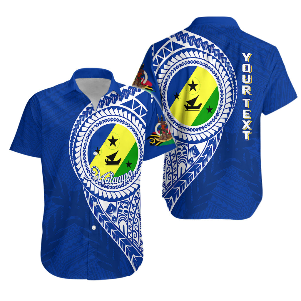 Custom Personalised Vanuatu Malampa Province Hawaiian Shirt Malampa Emblem