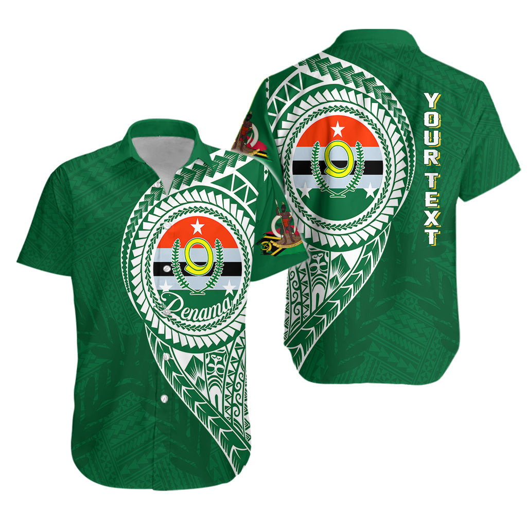Custom Personalised Vanuatu Penama Province Hawaiian Shirt Penama Emblem