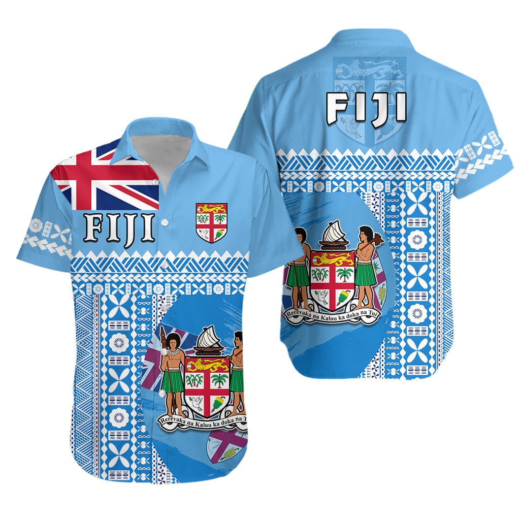 Fiji Dreamy Hawaiian Shirt Tapa Pattern