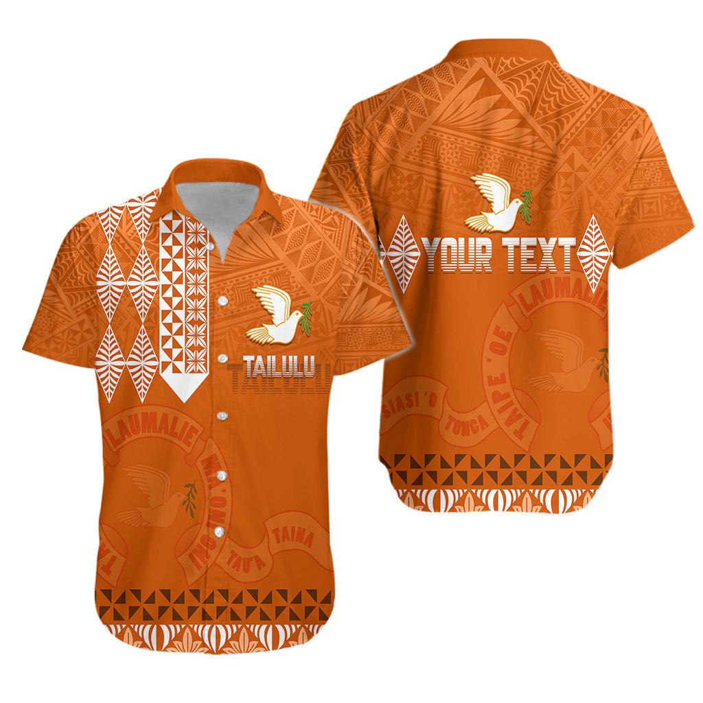 Custom Personalize Tonga Kolisi Tailulu Ha'apai Hawaiian Shirt White Dove