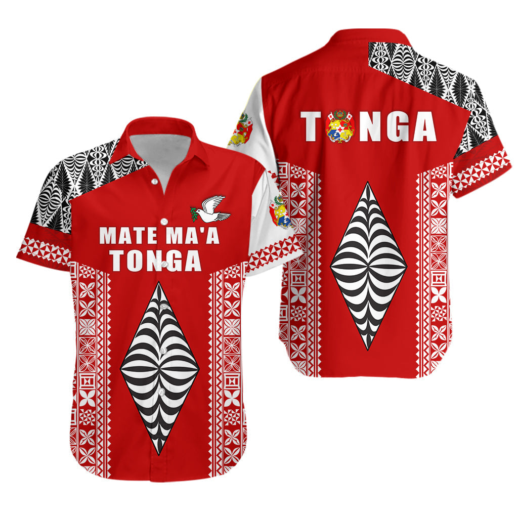 Tonga Rugby Hawaiian Shirt - Mate Ma'a Tonga
