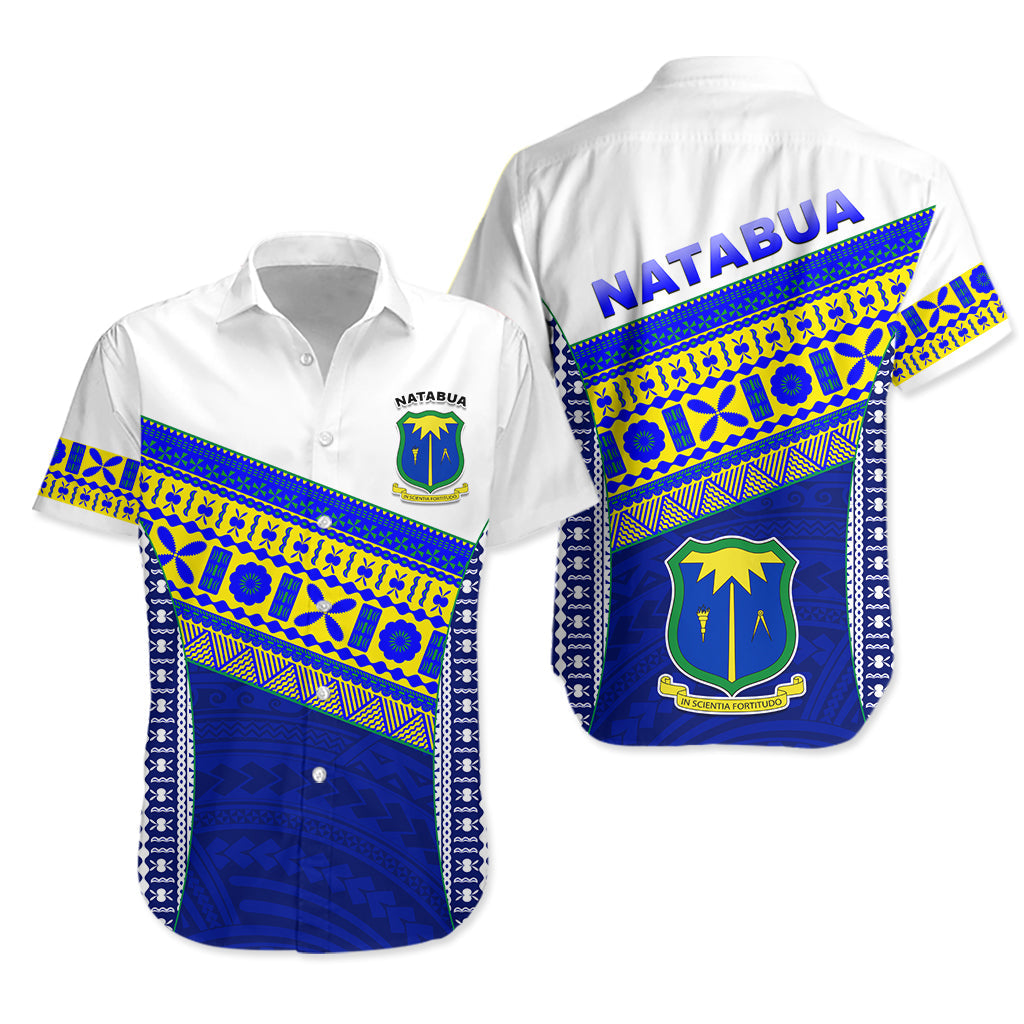 Natabua High School Fiji Hawaiian Shirt - NHS Polynesian