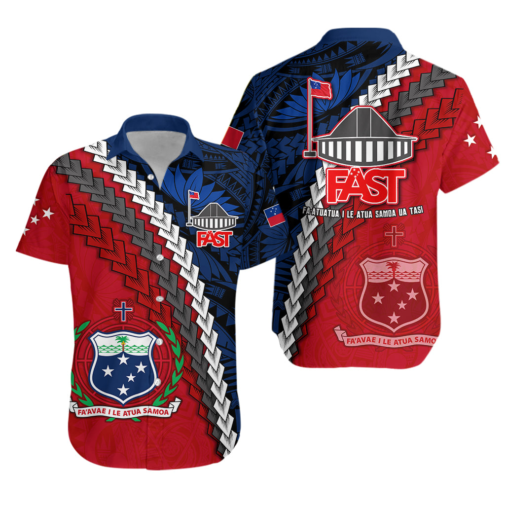 F.A.S.T Samoa Hawaiian Shirt Polynesian