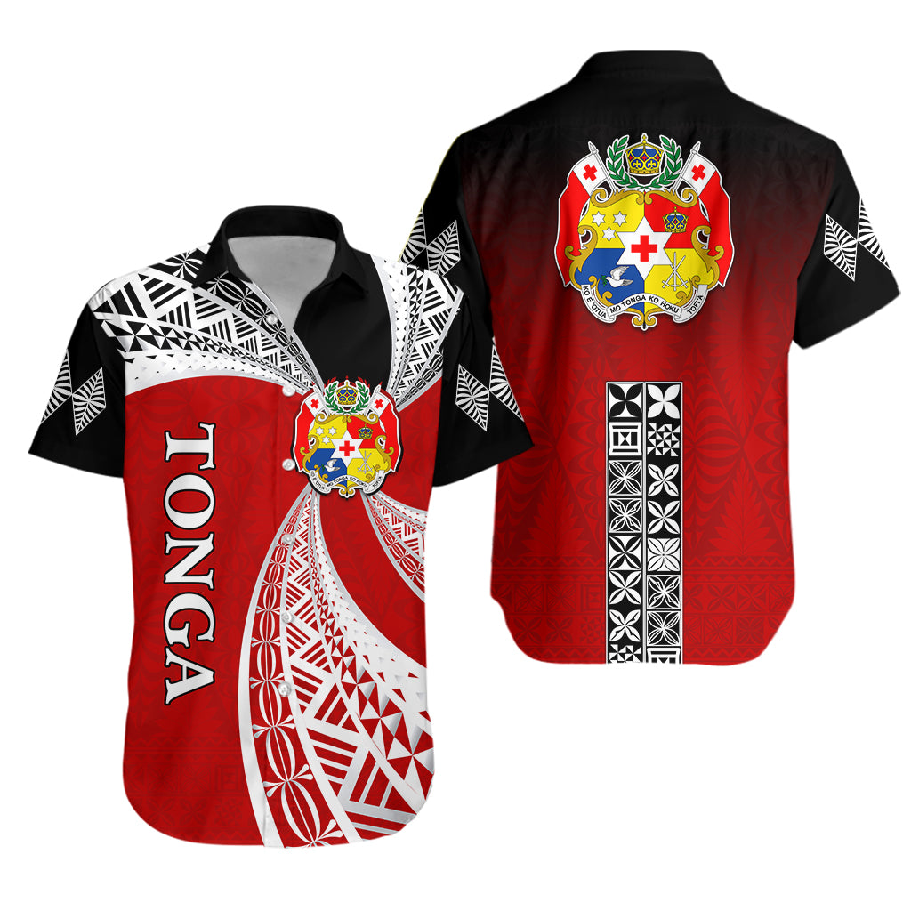 Tonga Distinctive Hawaiian Shirt Tongan Tapa Pattern