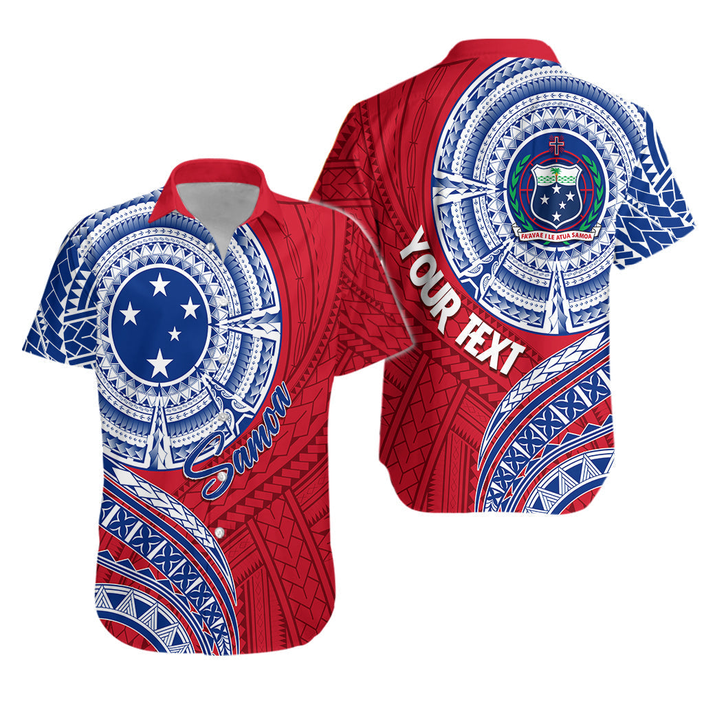 Samoa Personalised Hawaiian Shirt Independence Day Flag Style