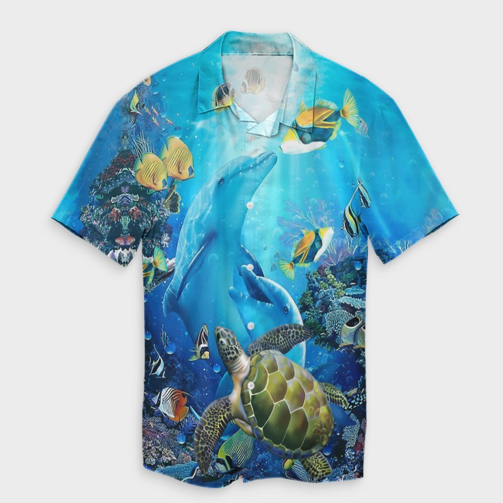 Hawaiian Animal Ocean Hawaiian Shirt - AH
