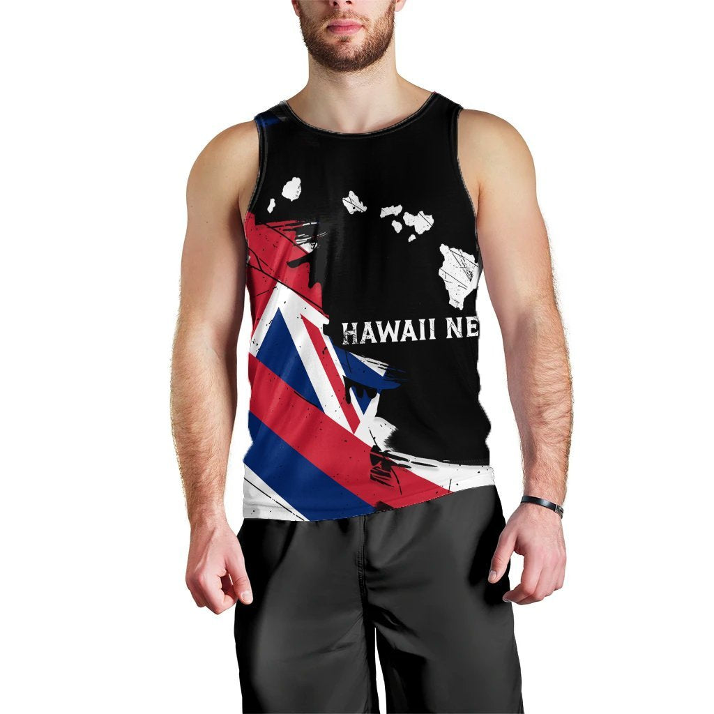 Hawaiian Flag Hawaii Map Nei Polynesian Tank Top Classic Style