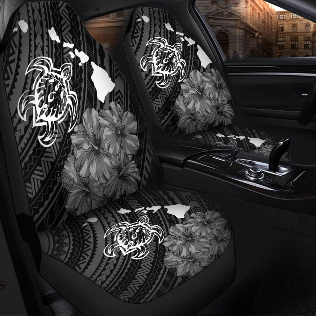 Hawaiian Hibiscus Sea Turtle Swim Polynesian Car Seat Covers AH