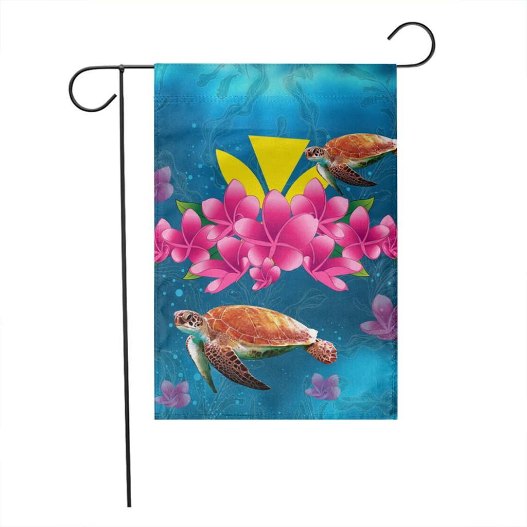 Hawaiian Plumeria Kanaka Turtle Sea Polynesian Flag AH
