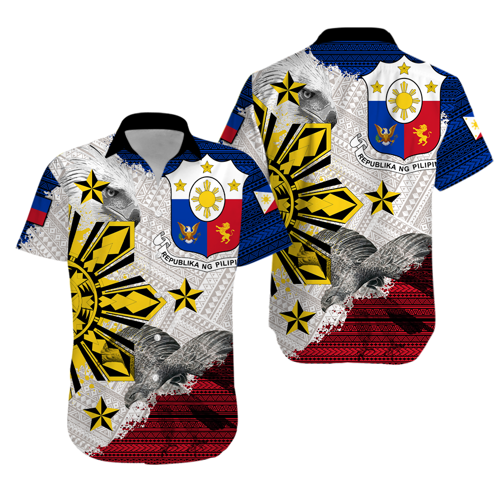 Phillippines Filipino Tribal Eagle Hawaiian Shirt -