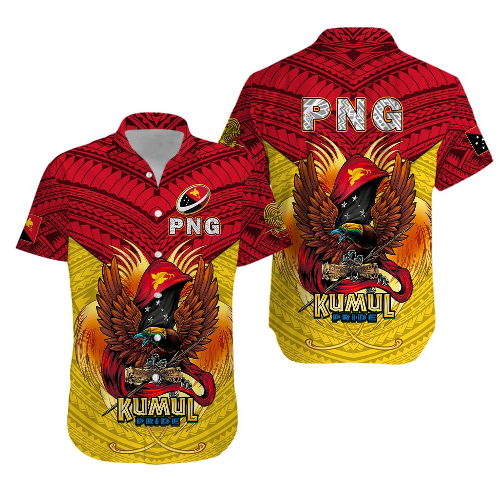 Papua New Guinea Rugby Kumul Pride Hawaiian Shirt -