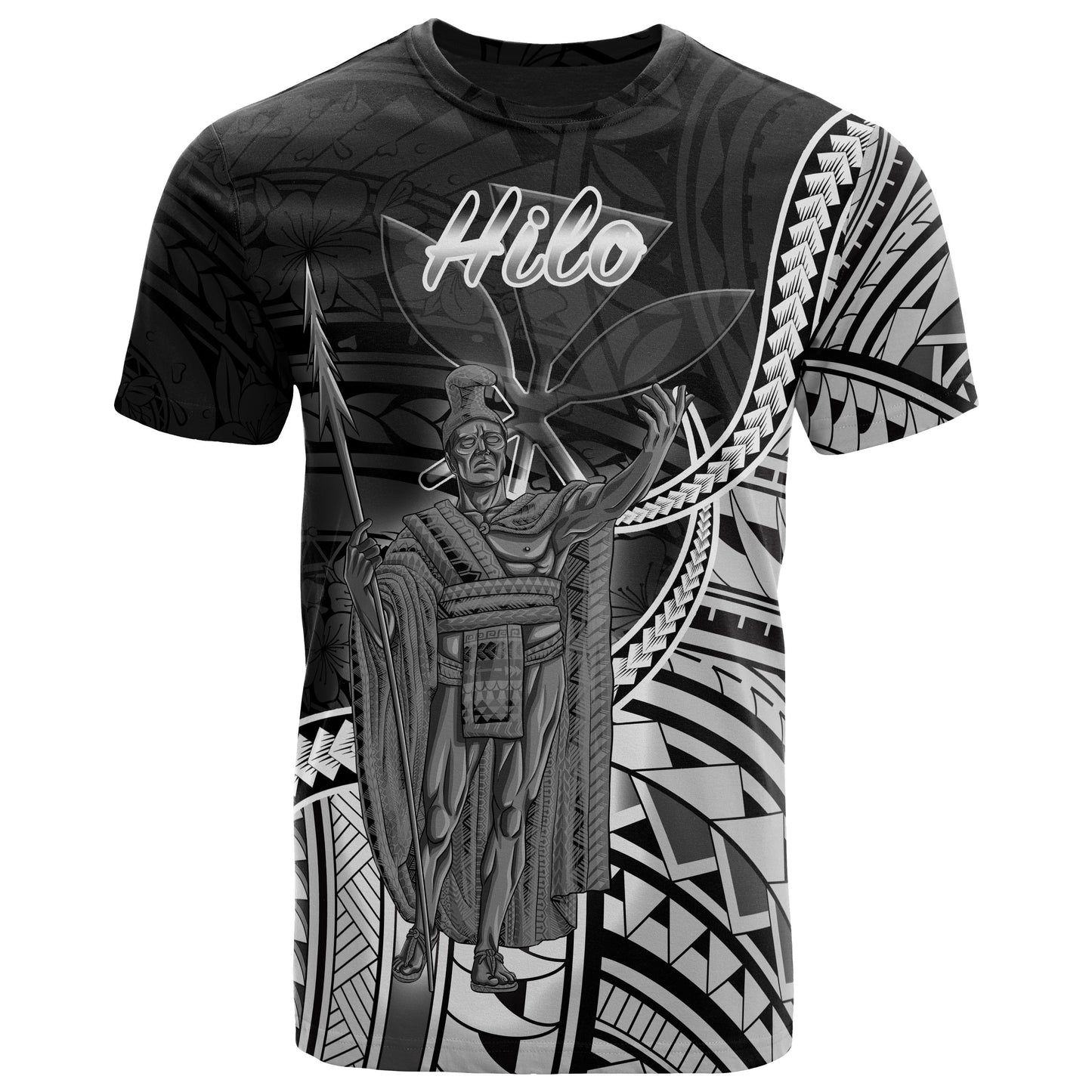 Hawaii T-Shirt Hilo Kingdom of Hawaii Polynesian Patterns
