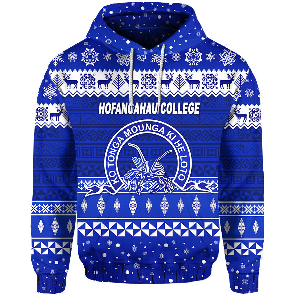 Hofangahau College Christmas Hoodie Simple Style