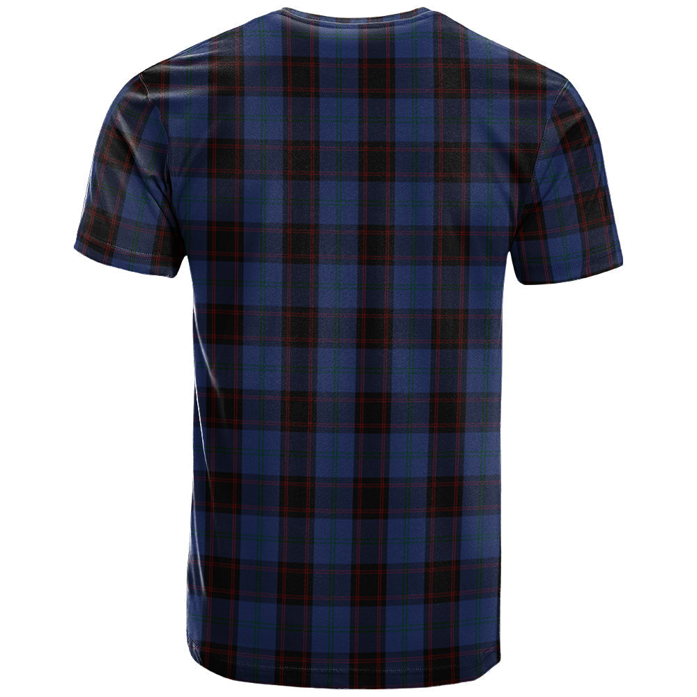 Printivon Home (Hume) Clan DNA In Me Tartan Crest T Shirt