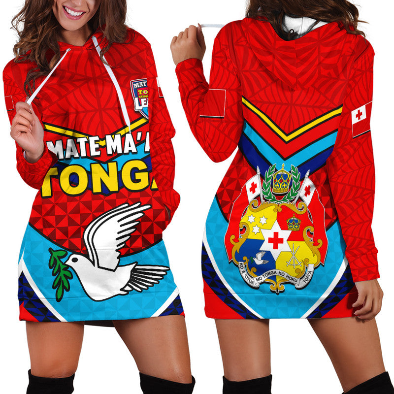 Tonga Mate Ma'a Rugby Hoodie Dress Jersey