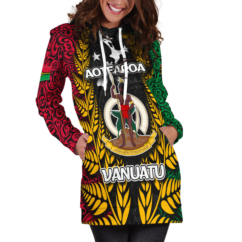 Vanuatu Hoodie Dress Mix Aotearoa