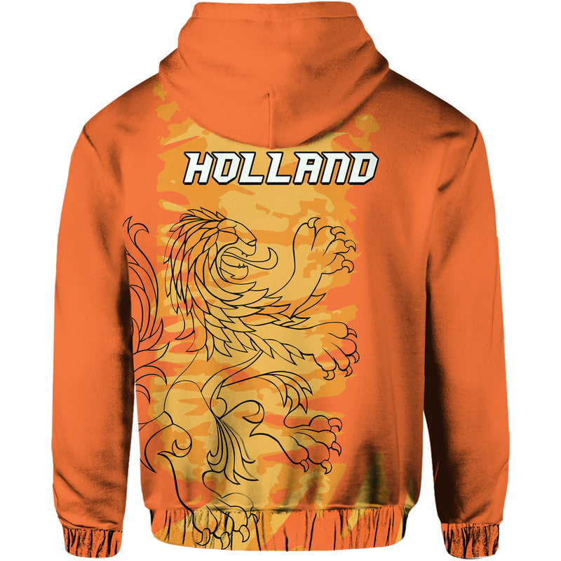 Netherlands Football Oranje Sport Design Hoodie