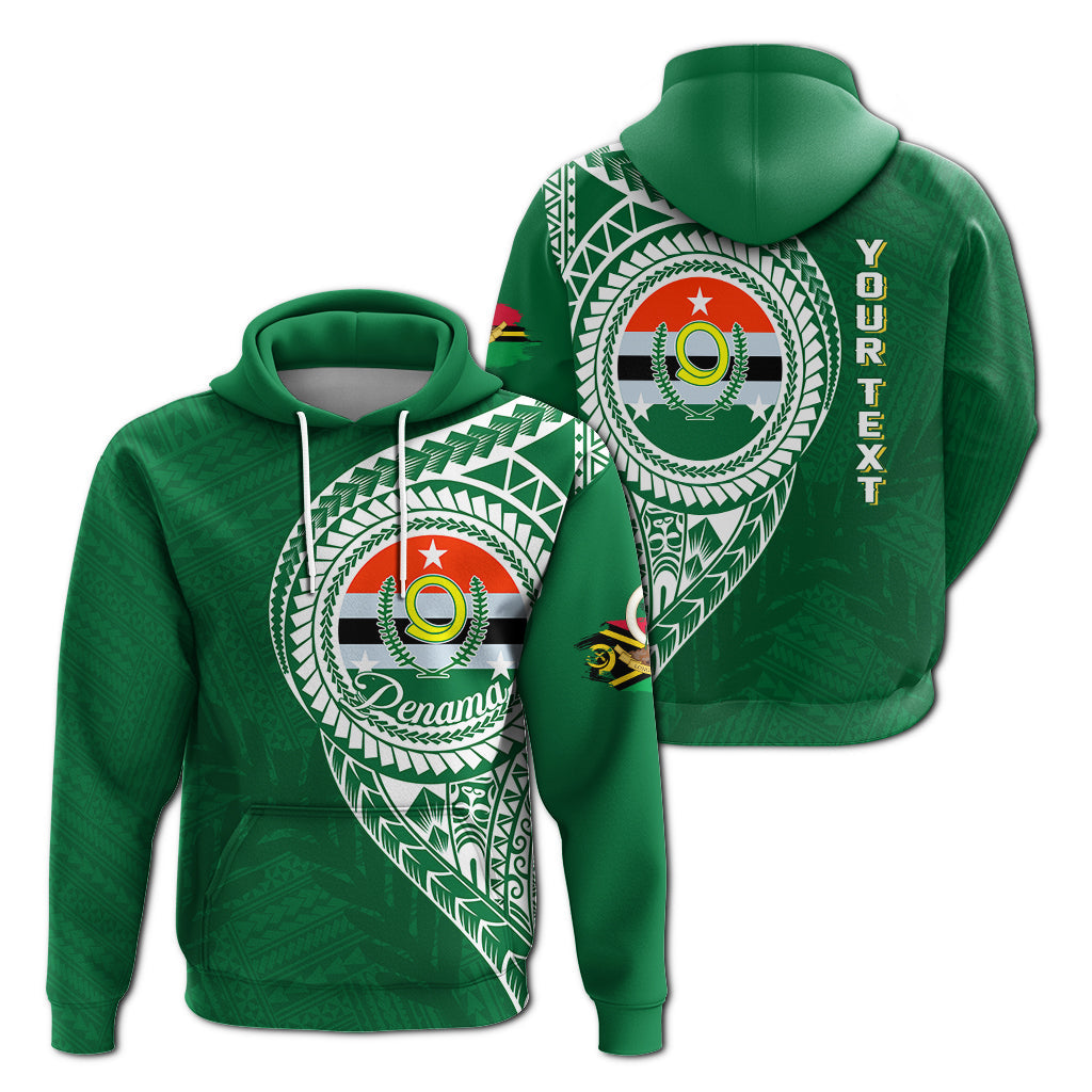 ( Personalised) Vanuatu Penama Province Hoodie Penama Emblem