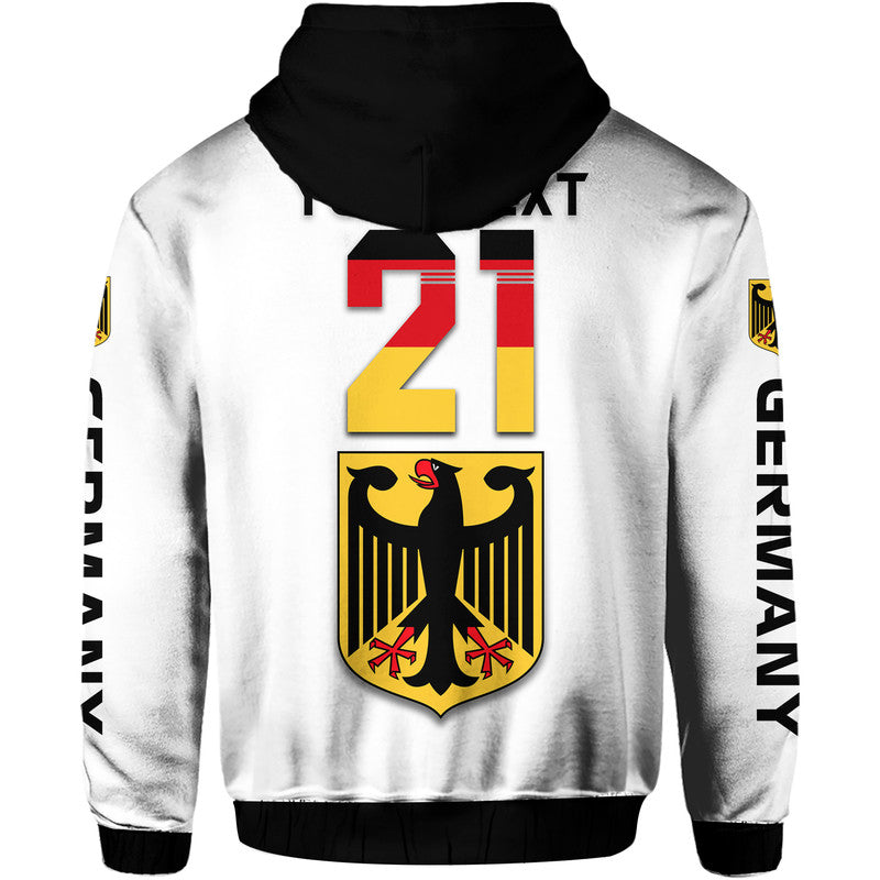 Custom Germany Home Kit Football WC 2022 Hoodie