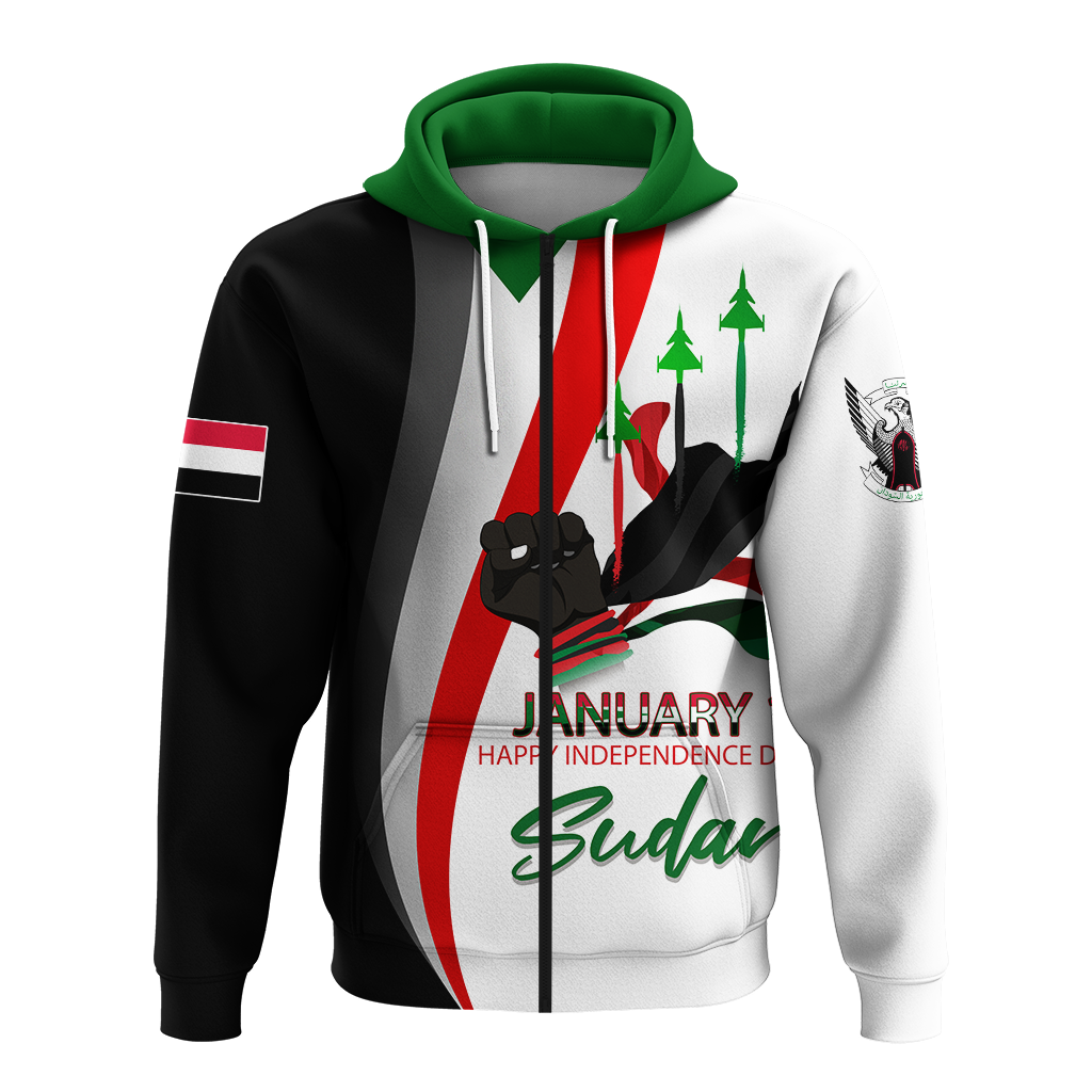 Sudan Happy Independence Day Hoodie