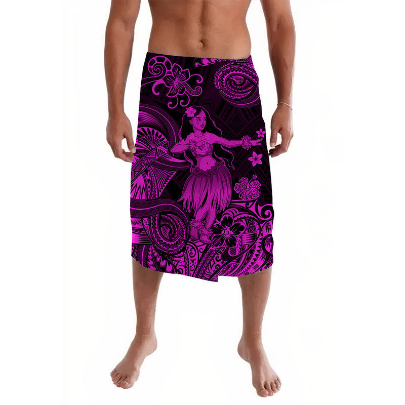 Hawaii Hula Girl Polynesian Lavalava Unique Style - Pink
