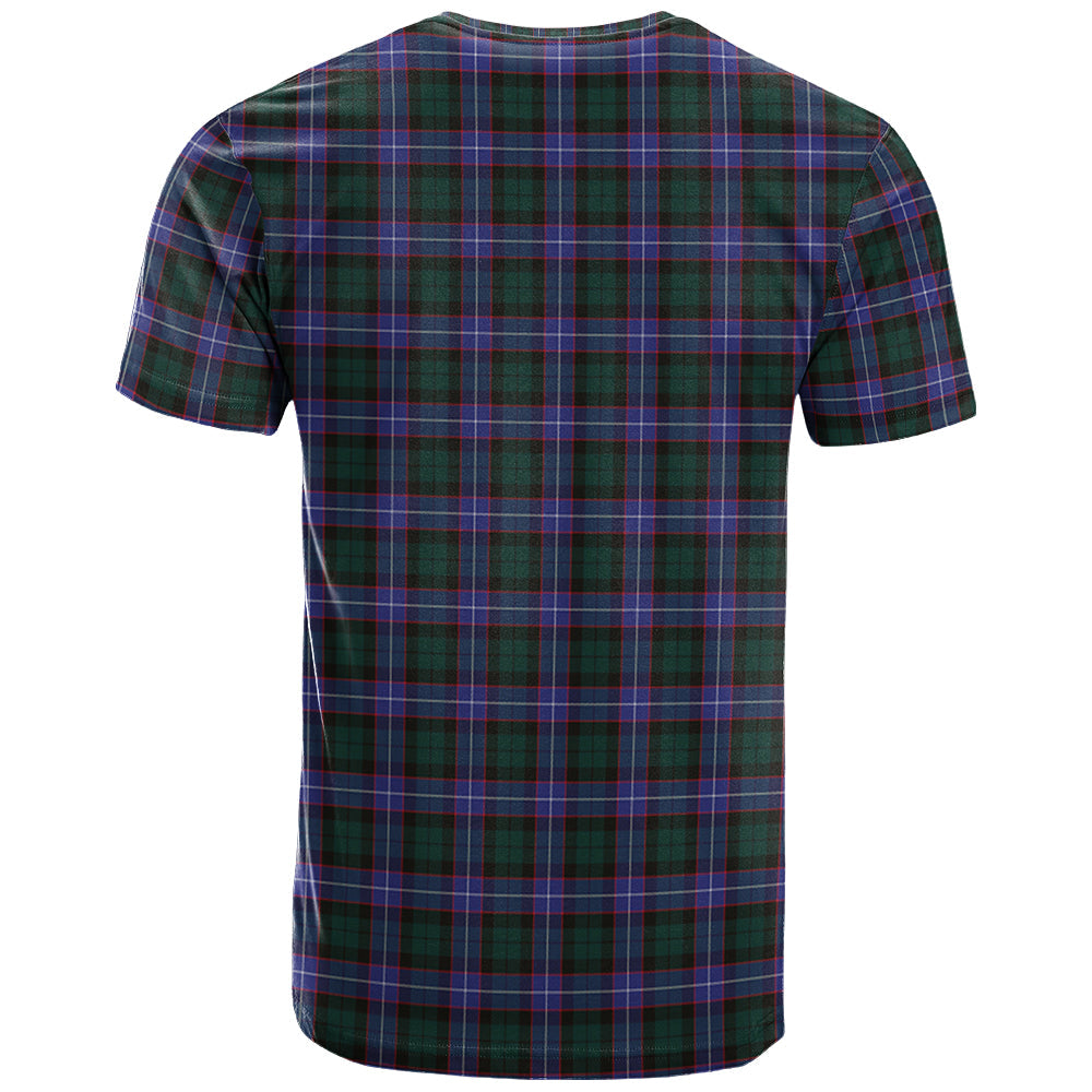 Printivon Hunter Modern Clan DNA In Me Tartan Crest T Shirt