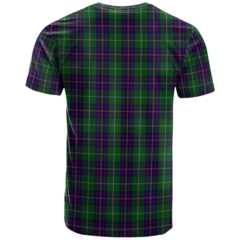 Printivon Inglis Clan DNA In Me Tartan Crest T Shirt