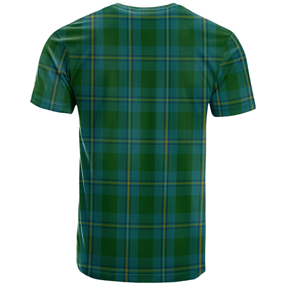 Printivon Irving of Bonshaw Clan DNA In Me Tartan Crest T Shirt