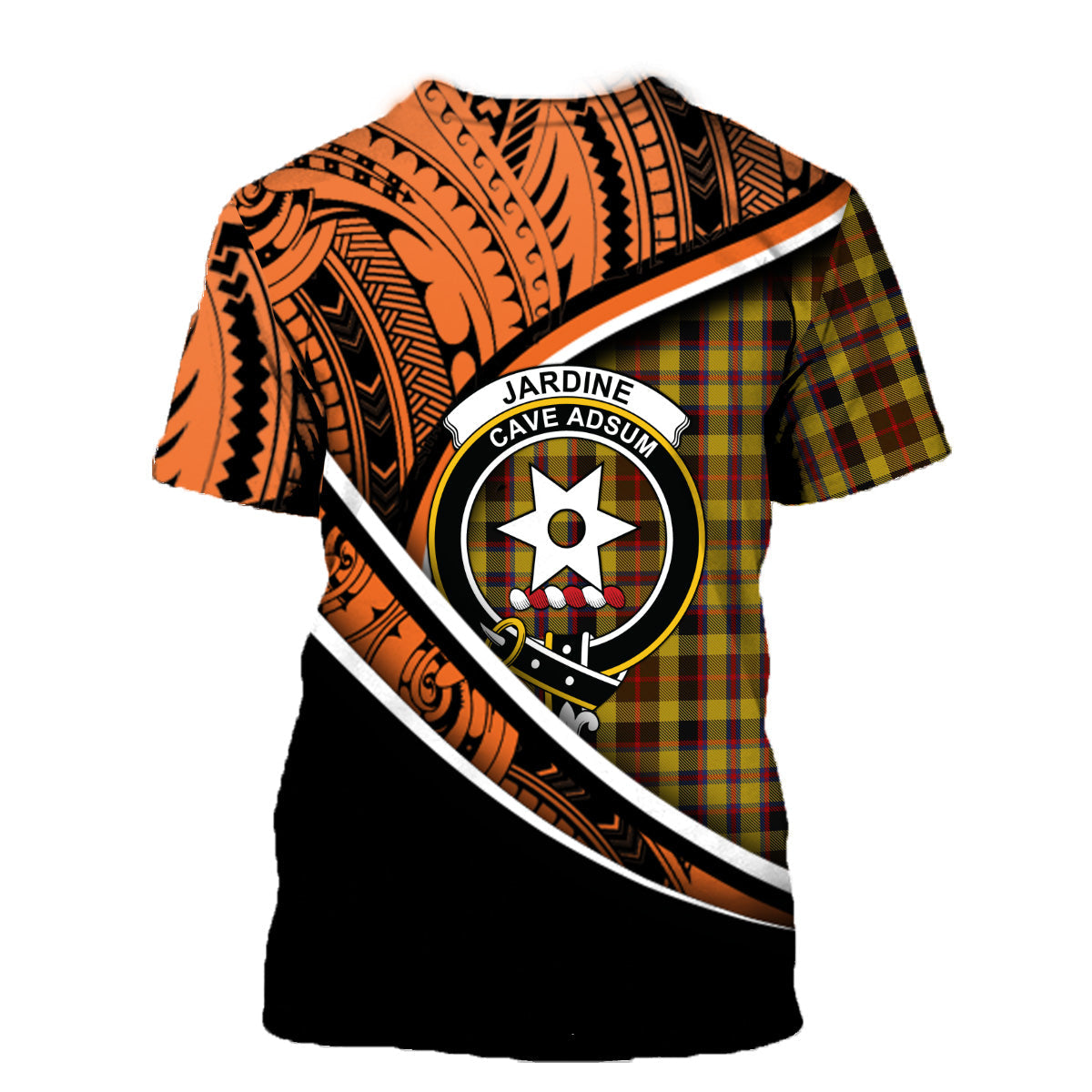 Printivon Jardine of Castlemilk T Shirt Pattern Polynesian
