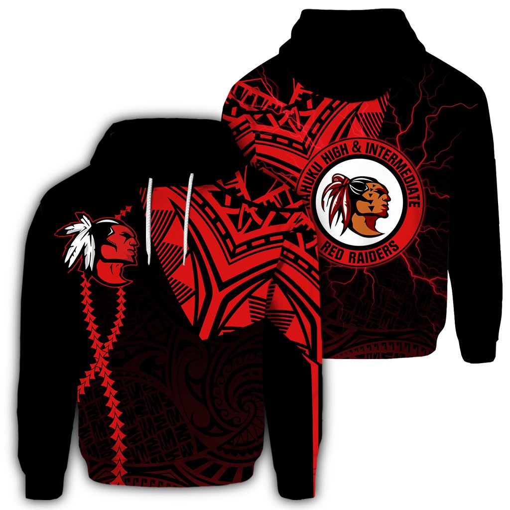 Hawaii Hoodie Kahuku High Pullover Hoodie Forc Style AH