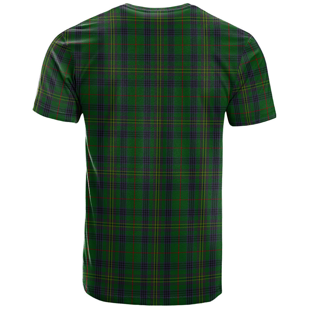 Printivon Kennedy Clan DNA In Me Tartan Crest T Shirt