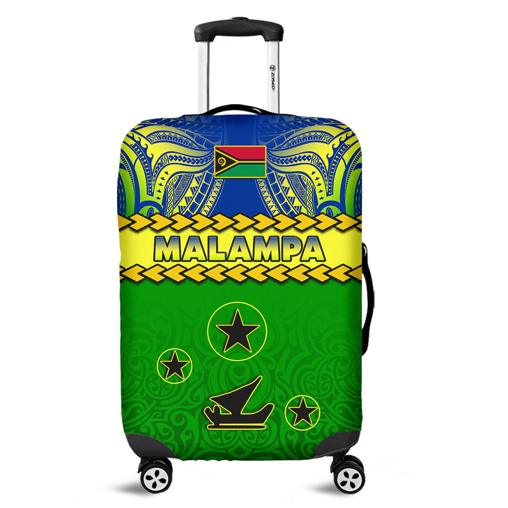 Malampa Province Luggage Cover Vanuatu Pig Tusk Polynesian Flag Style