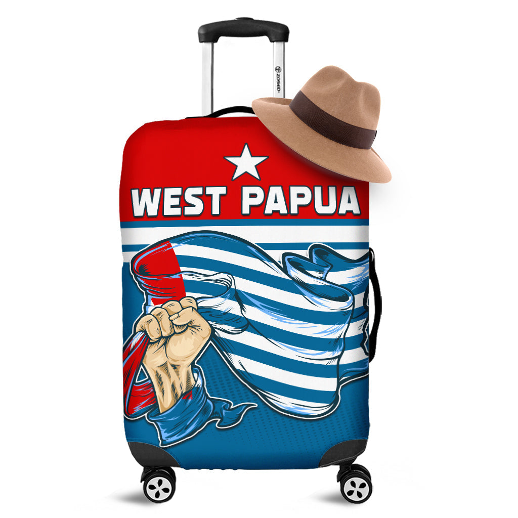 Free West Papua Luggage Covers One People One Soul Strong West Papuan Ver.01