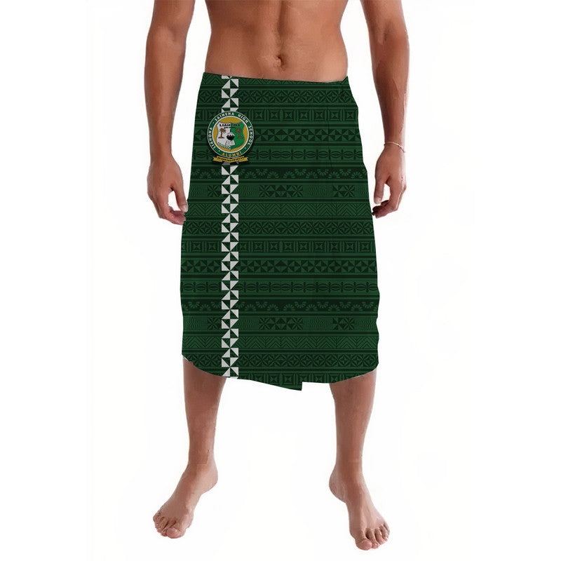 Tonga Liahona - Saineha High School Lavalava Simple Tongan Style - Green