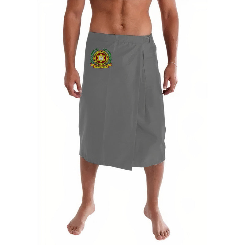Tonga Vava'u High School Lavalava Original Style - Grey