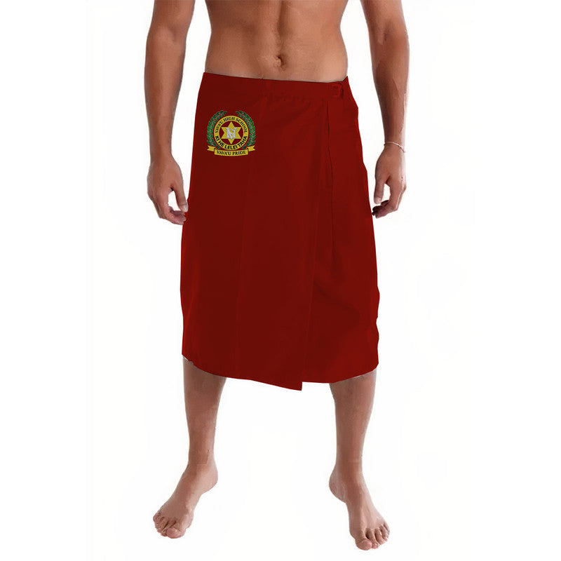 Tonga Vava'u High School Lavalava Original Style - Maroon