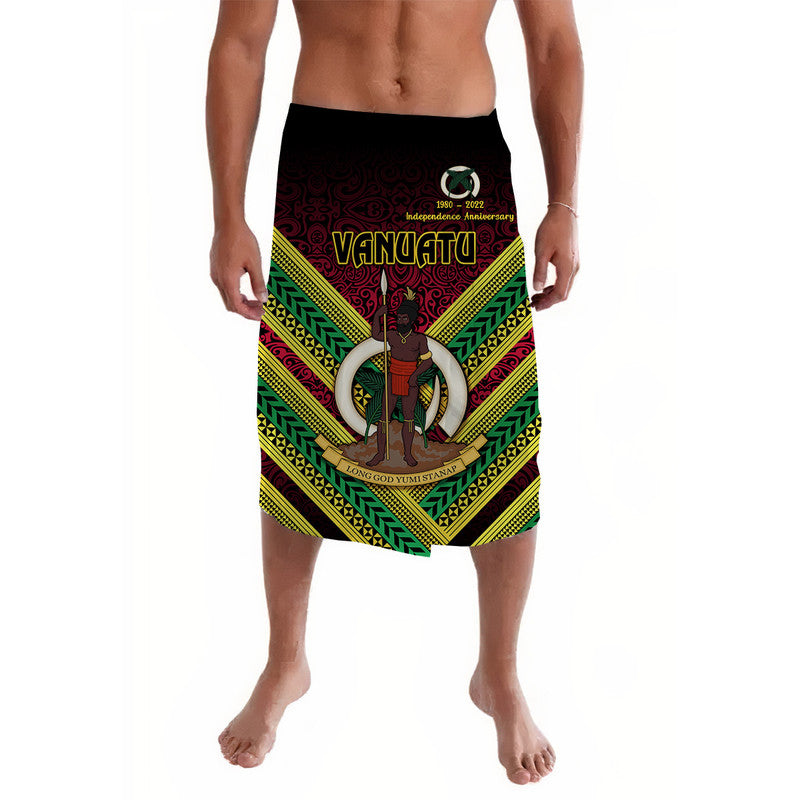 Vanuatu Special Independence Anniversary Lavalava Creative Style - Gradient Red