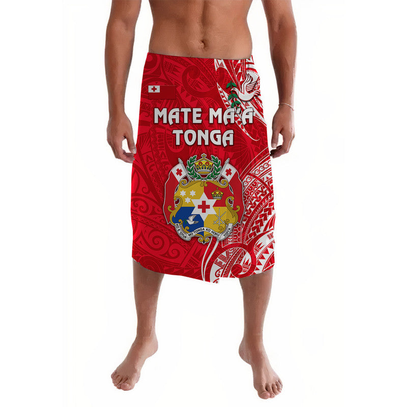 Tonga Coat Of Arms Lavalava Simple Vibes - Bright Red