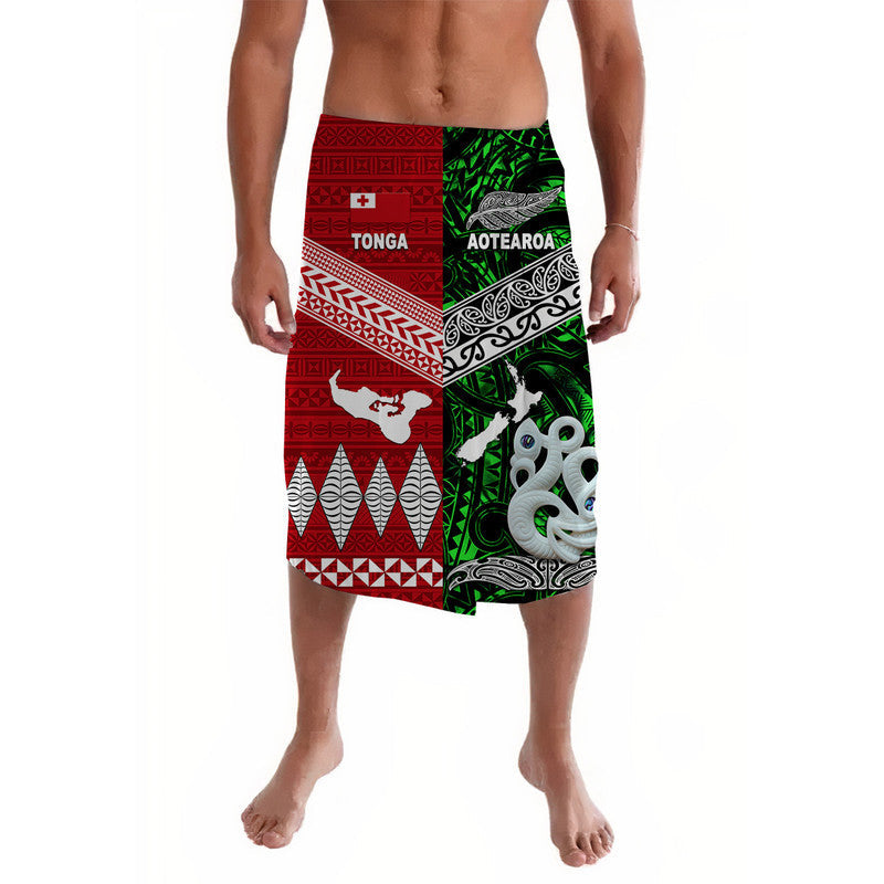 New Zealand Maori Aotearoa Tonga Polynesian Together Lavalava - Green