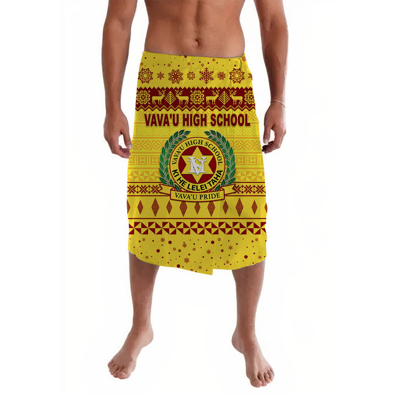 Tonga Vava u High School Christmas Lavalava Simple Style - Gold