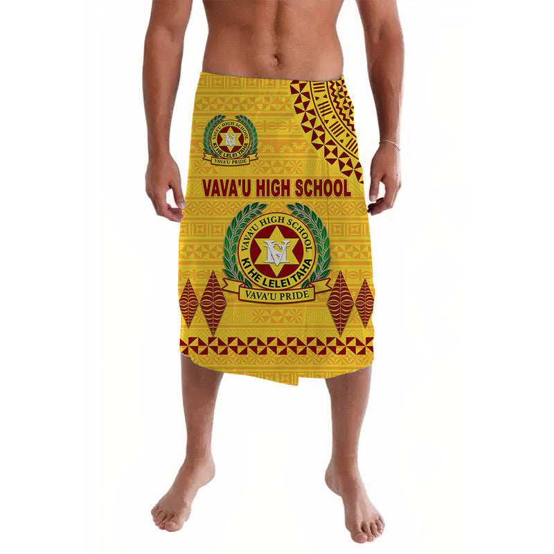 Tonga Vava u High School Lavalava Simple Style - Yellow