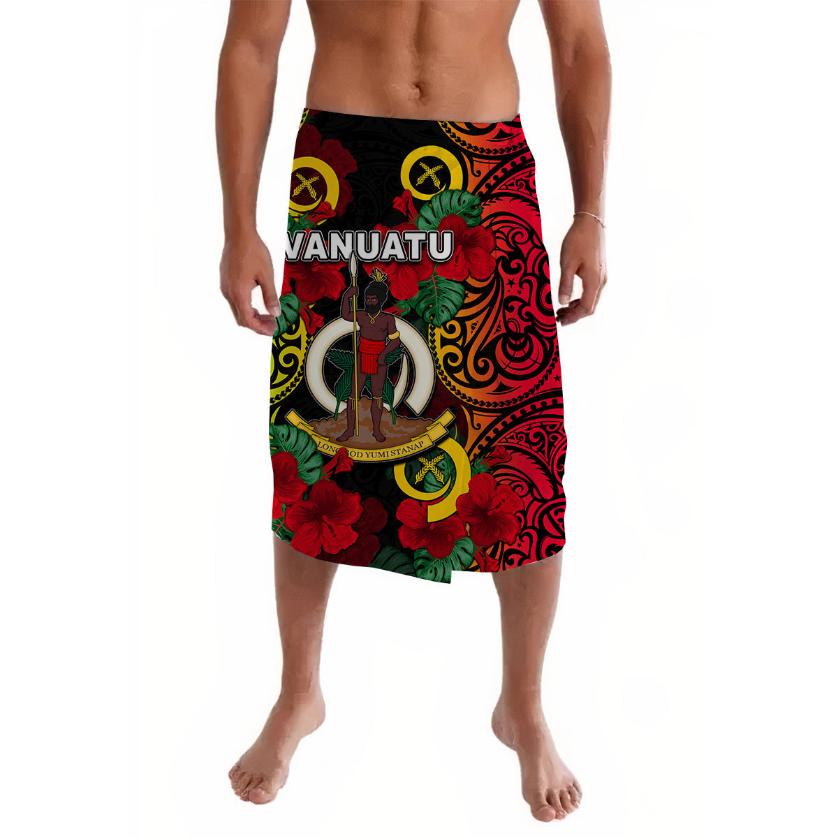 Vanuatu And Hibiscus Lavalava