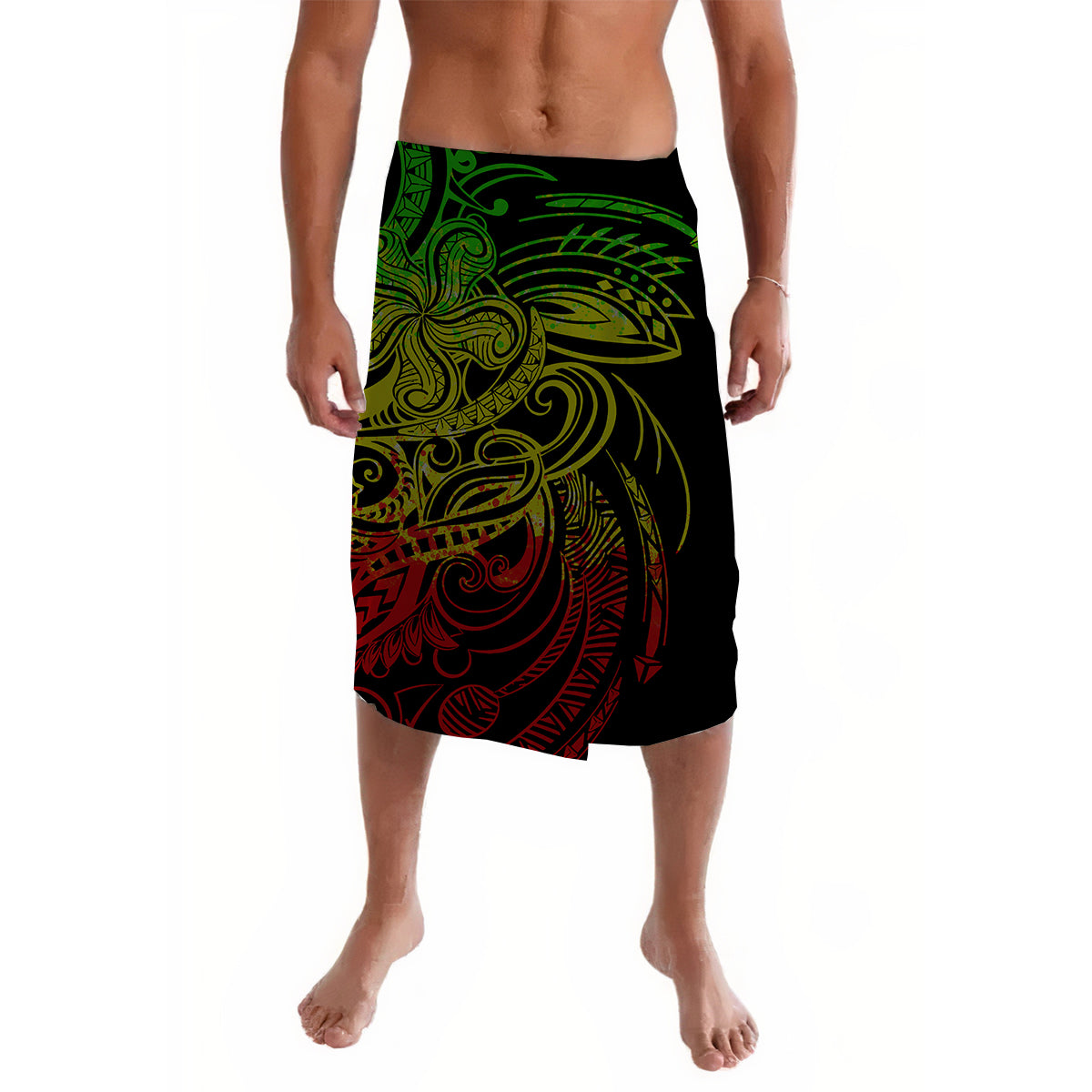 Polynesian Tribal Lavalava Reggage Simple