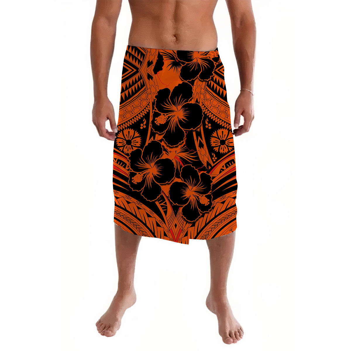 Hibiscus Lavalava Fiji Patterns Orange