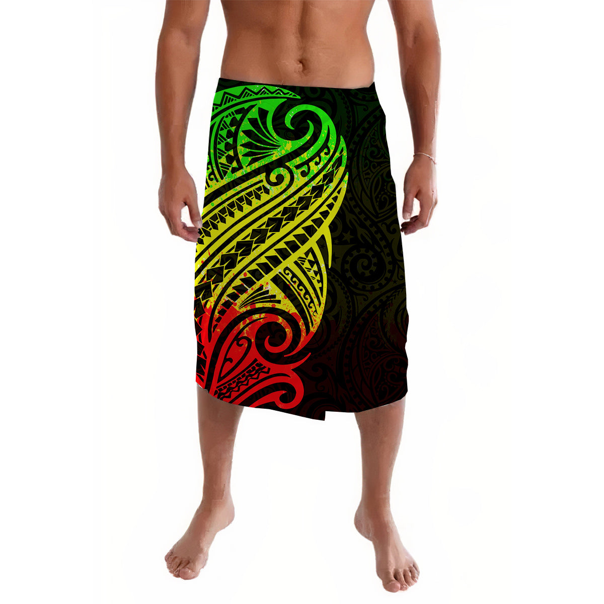 Polynesian Tribal Tattoo Reggage Lavalava