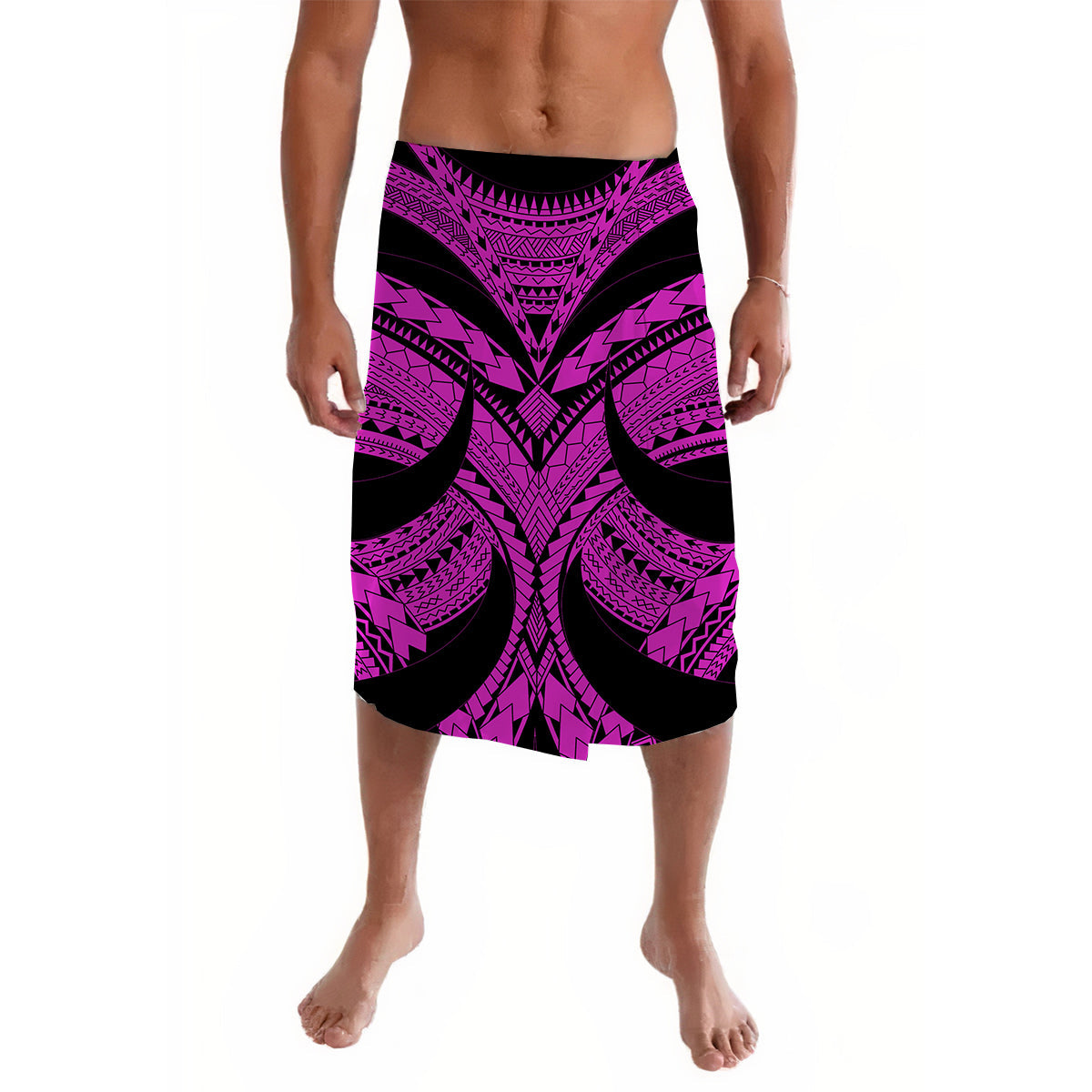 Polynesian Tribal Samoa Tattoo Purple Lavalava