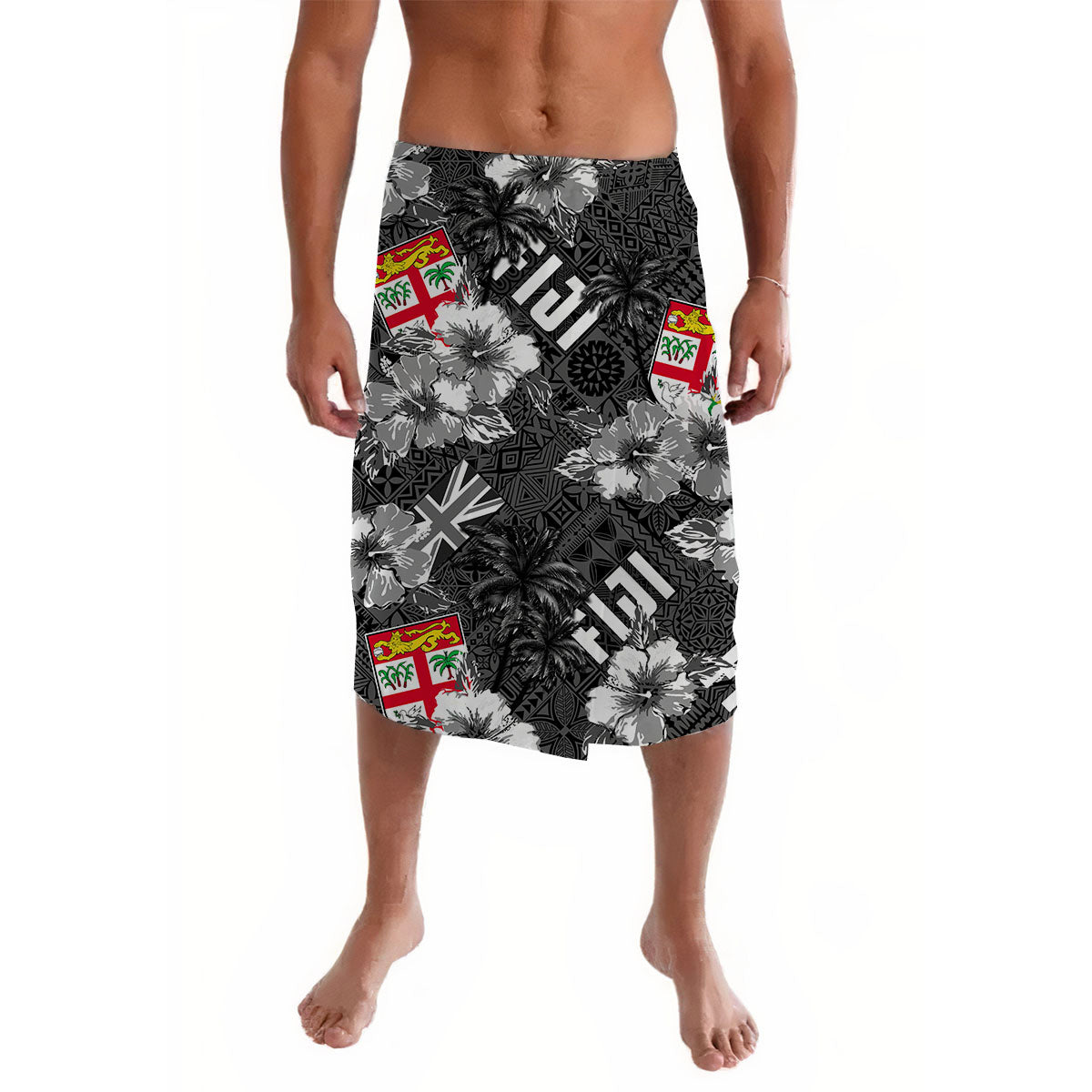 Fiji Hibiscus Lavalava Hawaii Style No.3