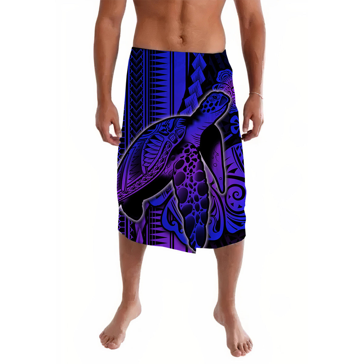 Polynesian Turtle Lavalava Style No.3
